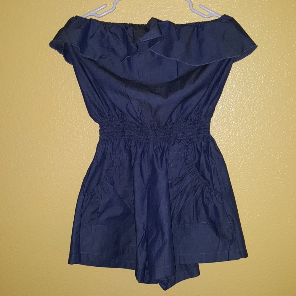 Dark blue romper